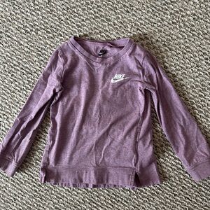 Nike Girls Purple Long Sleeve Tee 4T